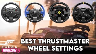 Best Thrustmaster TMX T150 T300 TX Forza Horizon 5 RacingDrifting Wheel Settings [upl. by Muffin702]