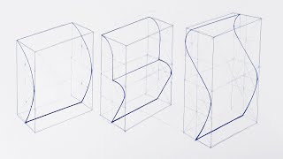 How I Practice Drawing Simple Curved Surface Using Two Point Perspective [upl. by Llednahc]