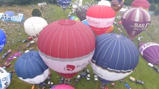 Bristol International Balloon Fiesta 2016  Mass Launch On Board A Balloon [upl. by Muscolo]