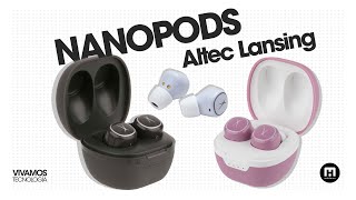 Audífonos Bluetooth Altec Lansing NanoPods MZX559 TWS  MobileHUT [upl. by Helaina698]