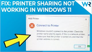 Printer sharing not working in Windows 11 Here’s what to do [upl. by Erhard]