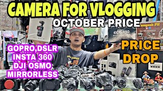 CAMERA PRICE DROP for OCTOBER MIRRORLESSDSLRINSTA 360GOPRODJI OSMOlegit sa Greenhills [upl. by Graubert]