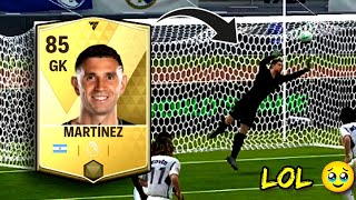 85 MARTÍNEZ S REVIEW  FC MOBILE GAMEPLAY ⚽  EMILIANO MARTÍNEZ 🔥 [upl. by Nikolia]