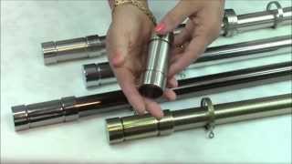 MODERN METAL CURTAIN POLE  YOUTUBE [upl. by Malim]