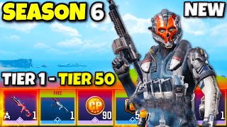 NEW SEASON 6 BATTLE PASS MAXED OUT in COD MOBILE [upl. by Alegnave]