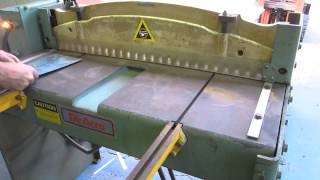 DIACRO 36quot x 16gauge Power Shear [upl. by Tiedeman951]