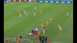 Argentina vs Netherlands fight Fifa World Cup 2022 Quarter Final [upl. by Ernesto]