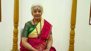 Padma Sri Prof Sudharani Ragupathi wishes Abhyasa amp Guru Kalaimamani Smt Lavanya Sankar [upl. by Daloris945]