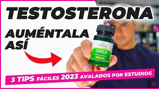 🟡 3 Tips para AUMENTAR TESTOSTERONA en 2024 🔥  FUNCIONA ✅ [upl. by Nyliuqcaj995]