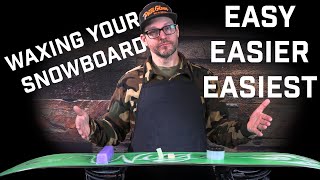 The Easiest Ways To Wax Your Snowboard [upl. by Sucramed]