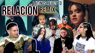 Latinos react to Sech Daddy Yankee J Balvin ft Rosalía Farruko  Relación Remix SPANISH REACTION [upl. by Mable589]