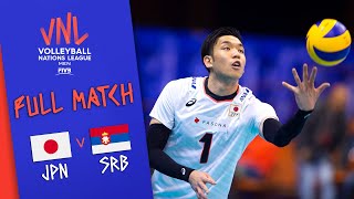 Japan 🆚Serbia  Full Match  Men’s Volleyball Nations League 2019 [upl. by Jelsma]