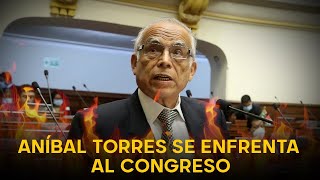 Anibal Torres se enfrentó al Congreso logrando encolerizar a las bancadas de derecha [upl. by Aleakim554]