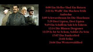 Top 10 German War Songs  top 10 des chansons de guerre allemandes WWII [upl. by Kery]