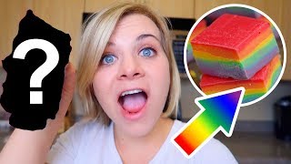 DIY RAINBOW UNICORN FUDGE 🌈 Pinterest Expectations Vs Reality [upl. by Shurlocke]