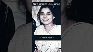 Top 10 Iconic Songs of Sadhana Sargam sadhanasargam top10 ytshorts trending viralshorts shorts [upl. by Nilde]