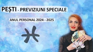 SPECIAL PEȘTI Tarot  Anul personal 2024  2025  Zodiac personal [upl. by Hammer290]