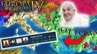 EU4 134 The Papal States Guide  EXCOMMUNICATION Is OP amp How To Form The KINGDOM OF GOD [upl. by Odnalref76]