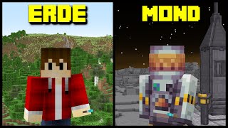 Wir fliegen zum Mond 🚀 Minecraft Weltraum  LarsLP [upl. by Nauqat]