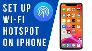 How To Set Up a WiFi Hotspot for iPhone  How to Set Up and Use Personal Hotspot on iPhone [upl. by Luthanen606]