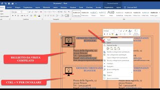 Come creare e stampare biglietti da visita con Word e LibreOffice [upl. by Atteuqcaj369]