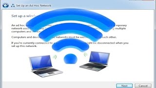 How to Connect two or more Computers by Wireless Connection amp Share Files between them [upl. by Vanhomrigh956]