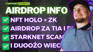 AirDrop INFO ✅ Dzisiaj Sporo AirDropy za TIA PYTH i STRK  NFT  Venom  Stargate i DeFi Tasks 💸 [upl. by Asined783]