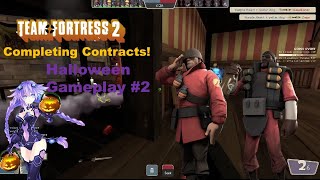 Team Fortress 2 Halloween Gameplay 2 Completing Contracts [upl. by Seraphim]