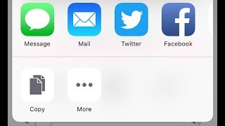 Howto edit iPhone Share Menu Icons in iOS 12 [upl. by Anrol]