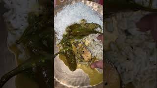 ilish begun ar patla jhol ilishmaach begunilish lunch youtubeshorts [upl. by Evot]