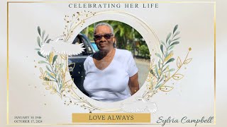 THE HOME GOING SERVICE FOR SYLVIA CAMPBELL [upl. by Barbey]