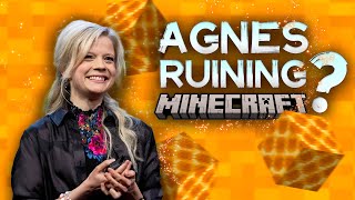 Agnes ruining Minecraft [upl. by Odeen]