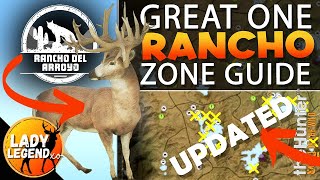 Get Your WHITETAIL GREAT ONE in RANCHO UPDATED Whitetail ZONE GUIDE  Call of the Wild [upl. by Rofotsirk]