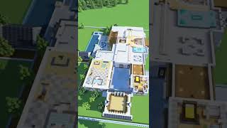 Minecraft Mega Mansion Timelapse minecraft house minecraftbuilding [upl. by Dallas]