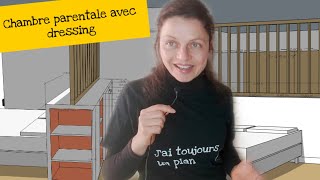 Chambre parentale avec dressing ouvert plan combien de m2 3 exemples [upl. by Lanfri]