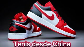 LOS TENIS MÁS BARATOS Y DE MEJOR CALIDAD DESDE CHINA fabric zapatilla jordan nike g5 deportes [upl. by Hayton]