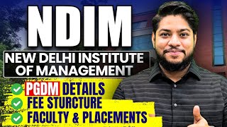 NDIM PGDM Review New Delhi Institute of Management PGDM Placements Fees Admission Process Details [upl. by Eirallam182]