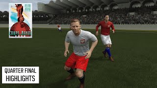 1938 World Cup Quarter Final Highlights  Historic Football Simulation [upl. by Noicnecsa]