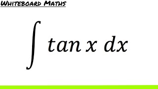 Integral of tan x [upl. by Deni]