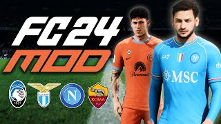 MAGLIE e LICENZE UFFICIALI su EA SPORTS FC 24  Tutorial Mod Title Update 5 [upl. by Sucramad881]