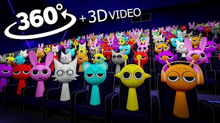 Incredibox Spurnki 360° 3D Experience CINEMA HALL 3D VR Animation [upl. by Jeane]