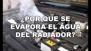 ¿Por que se evapora el agua del radiador [upl. by Grantland729]