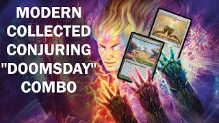 MODERN DOOMSDAY HAS COME Collected Conjuring  Recross the Paths Goblin Charbelcher Combo MTG MH2 [upl. by Anesusa]