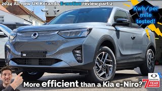 All new 2024 SsangYong Korando eMotion RANGE TEST [upl. by Ela]