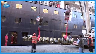 How To Replace Large Crankshaft For Cruise Ship Drydock Process amp Largest Piston Overhaul Process [upl. by Kelson]