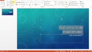 How To Make Text Italic In Microsoft PowerPoint 2013 [upl. by Auhel]