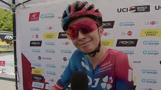 Cecilie Uttrup Ludwig  Interview at the start  Stage 3  Tour de Suisse Women 2024 [upl. by Emsmus]