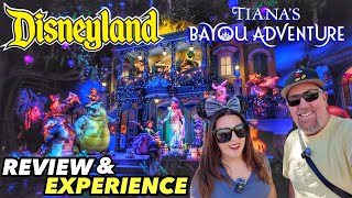 OUR DISNEYLAND TIANAS BAYOU ADVENTURE EXPERIENCE Virtual QueueRide Closure amp More  Honest Review [upl. by Ellehcer]