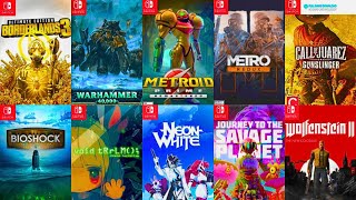 Top 20 Best FPS amp SHOOTING Games on NINTENDO SWITCH You Should Play [upl. by Vina]