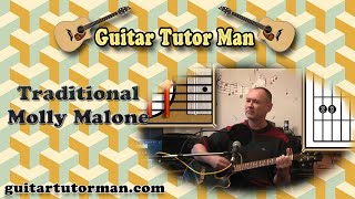 Molly Malone  Irish Traditional  Acoustic Guitar Lesson easy [upl. by Adnouqal]